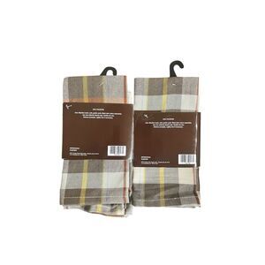 (2) Plaid Cloth Napkins Hobby Lobby